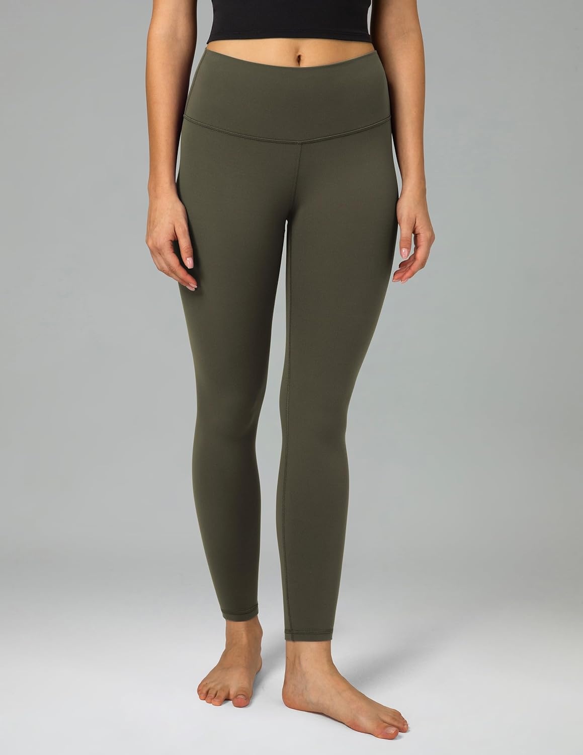image:imageColorfulkoala Womens Dreamlux High Waisted Workout Leggings 25 28 Inseam Yoga PantsOlive