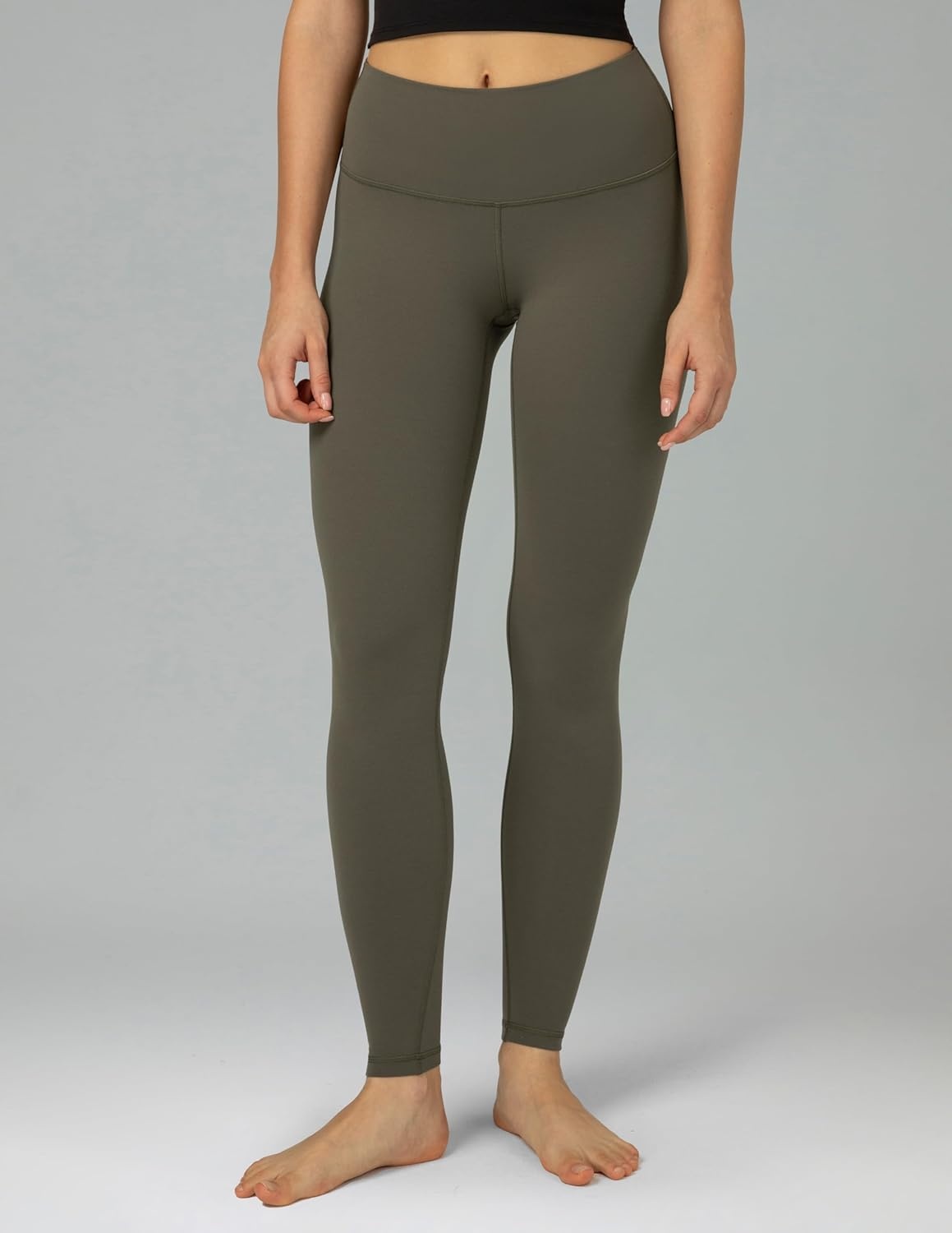 image:imageColorfulkoala Womens Dreamlux High Waisted Workout Leggings 25 28 Inseam Yoga PantsOlive