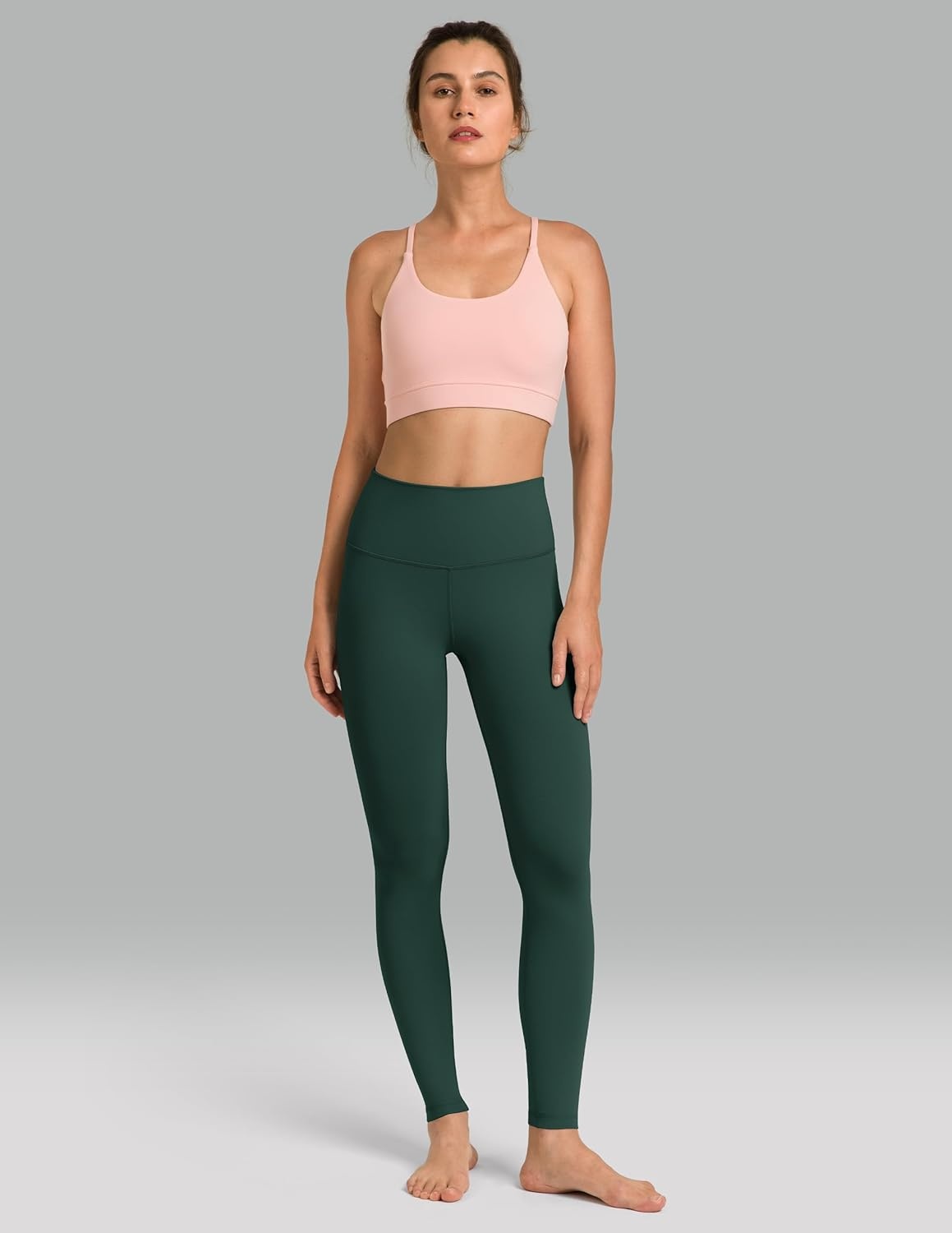 image:imageColorfulkoala Womens Dreamlux High Waisted Workout Leggings 25 28 Inseam Yoga PantsPine Grove