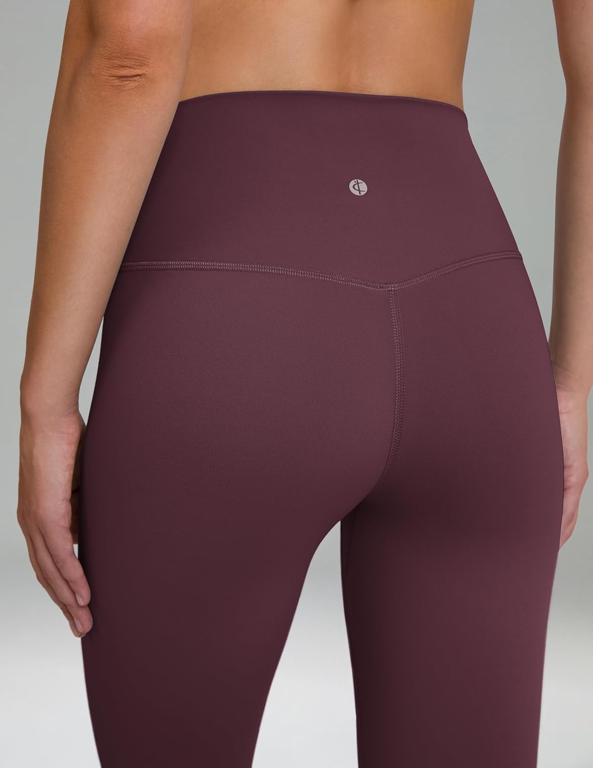 image:imageColorfulkoala Womens Dreamlux High Waisted Workout Leggings 25 28 Inseam Yoga PantsPlum Red
