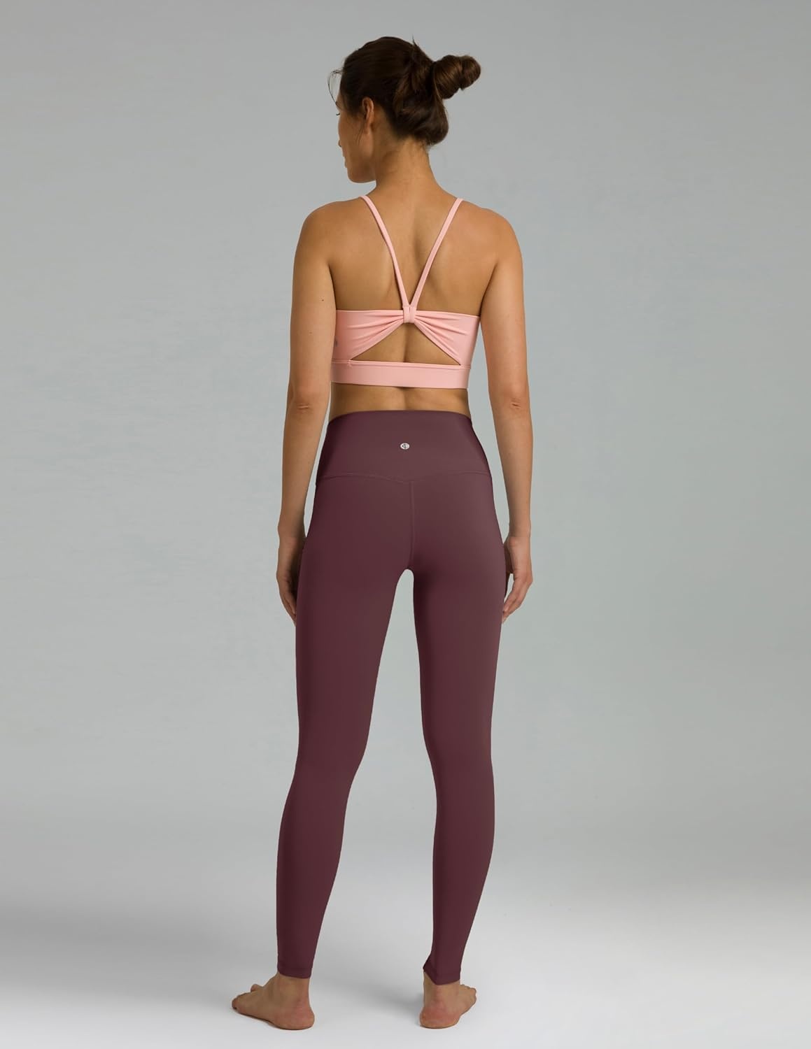 image:imageColorfulkoala Womens Dreamlux High Waisted Workout Leggings 25 28 Inseam Yoga PantsPlum Red