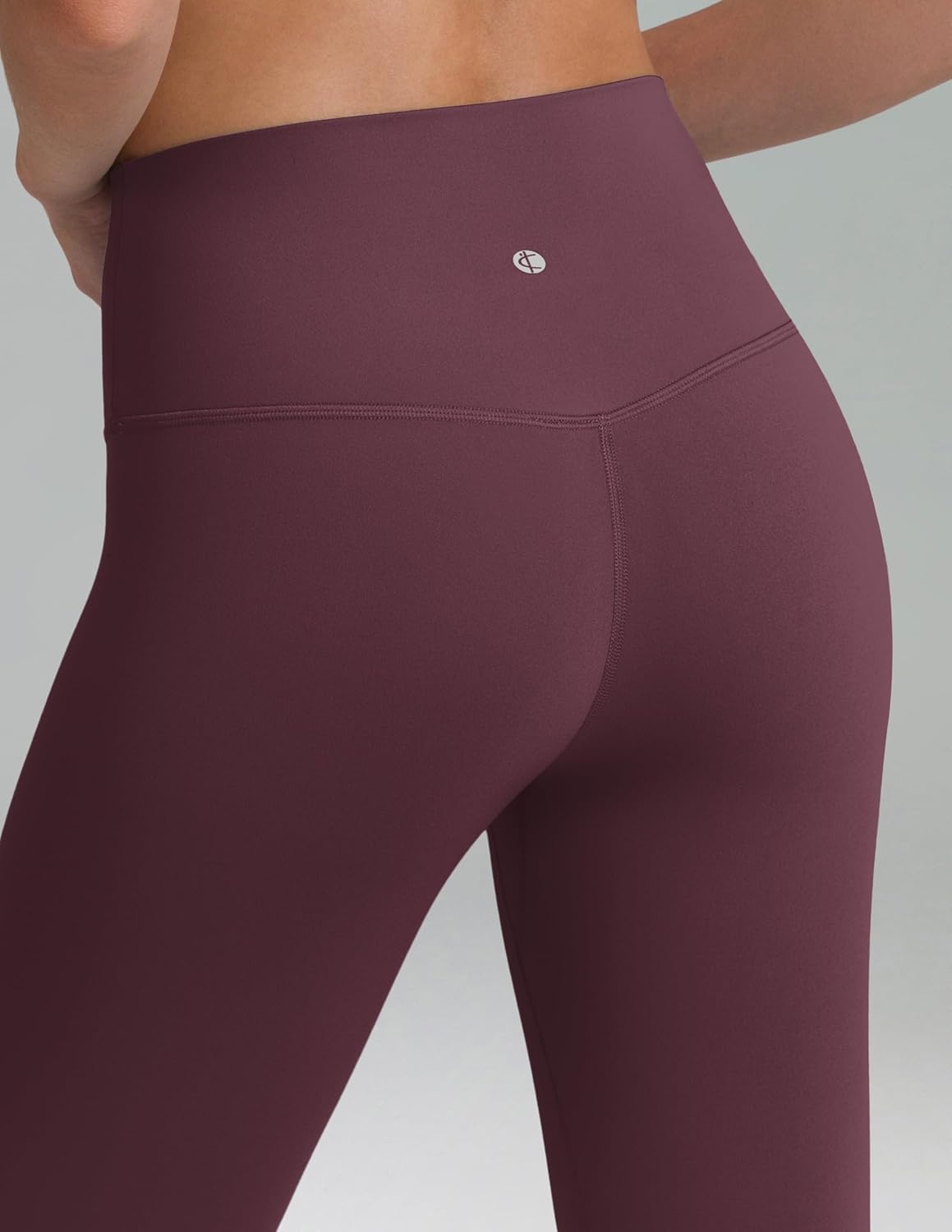 image:imageColorfulkoala Womens Dreamlux High Waisted Workout Leggings 25 28 Inseam Yoga PantsPlum Red