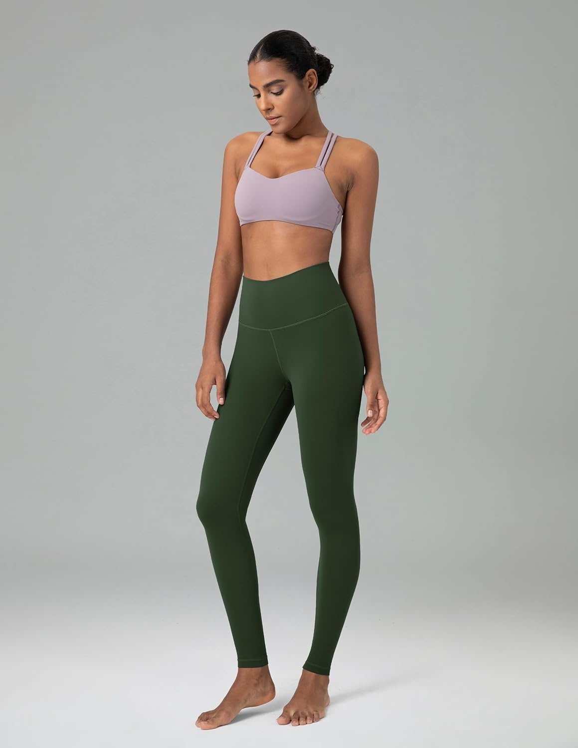 image:imageColorfulkoala Womens Dreamlux High Waisted Workout Leggings 25 28 Inseam Yoga PantsRosin