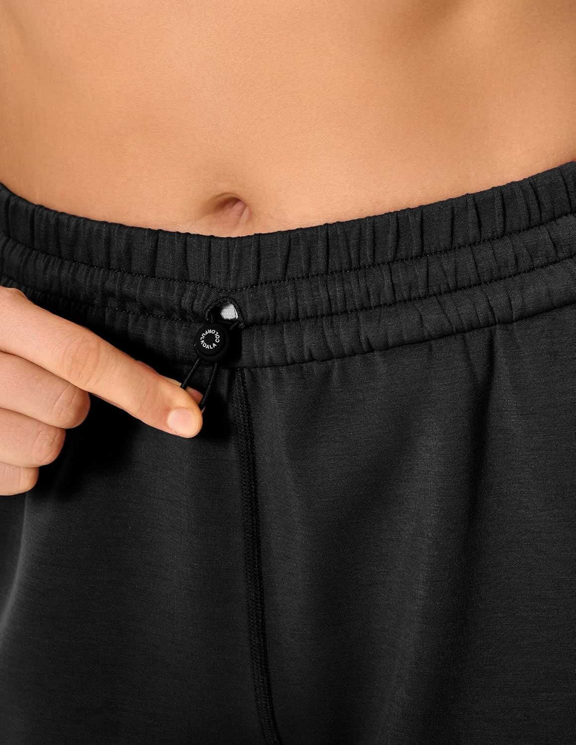 image:imageColorfulkoala Womens High Waisted Ultra Soft Athletic Modal Shorts Casual Summer Lounge Pants with PocketsBlack