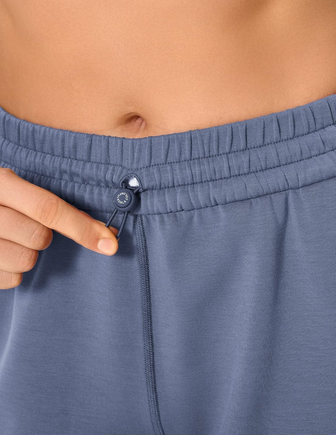 image:imageColorfulkoala Womens High Waisted Ultra Soft Athletic Modal Shorts Casual Summer Lounge Pants with PocketsNiagara Blue