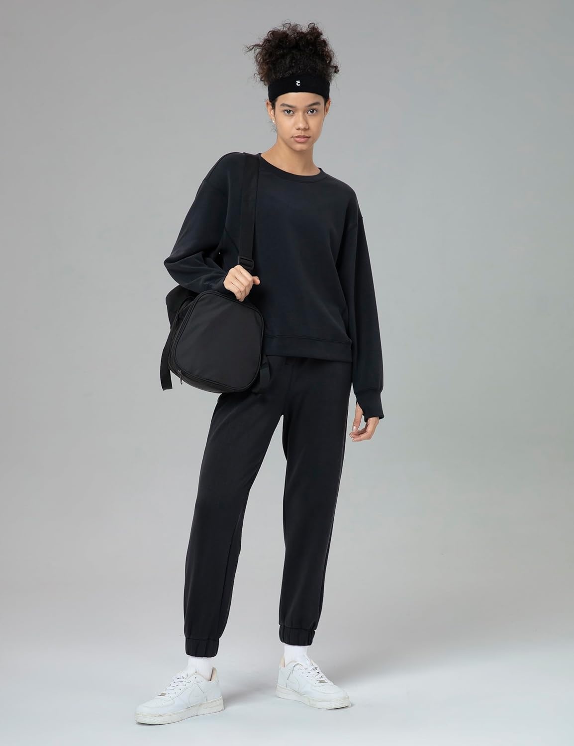 image:imageColorfulkoala Womens High Waisted Ultra Soft Velvra Modal Joggers Running Sweatpants Casual Lounge Pants with PocketsBlack