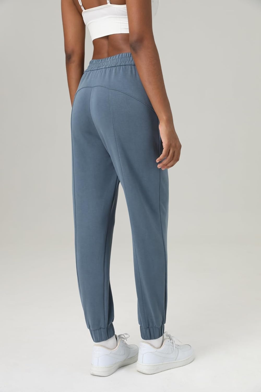 image:imageColorfulkoala Womens High Waisted Ultra Soft Velvra Modal Joggers Running Sweatpants Casual Lounge Pants with PocketsDark Jasper