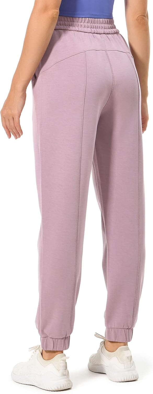 image:imageColorfulkoala Womens High Waisted Ultra Soft Velvra Modal Joggers Running Sweatpants Casual Lounge Pants with PocketsElderberry