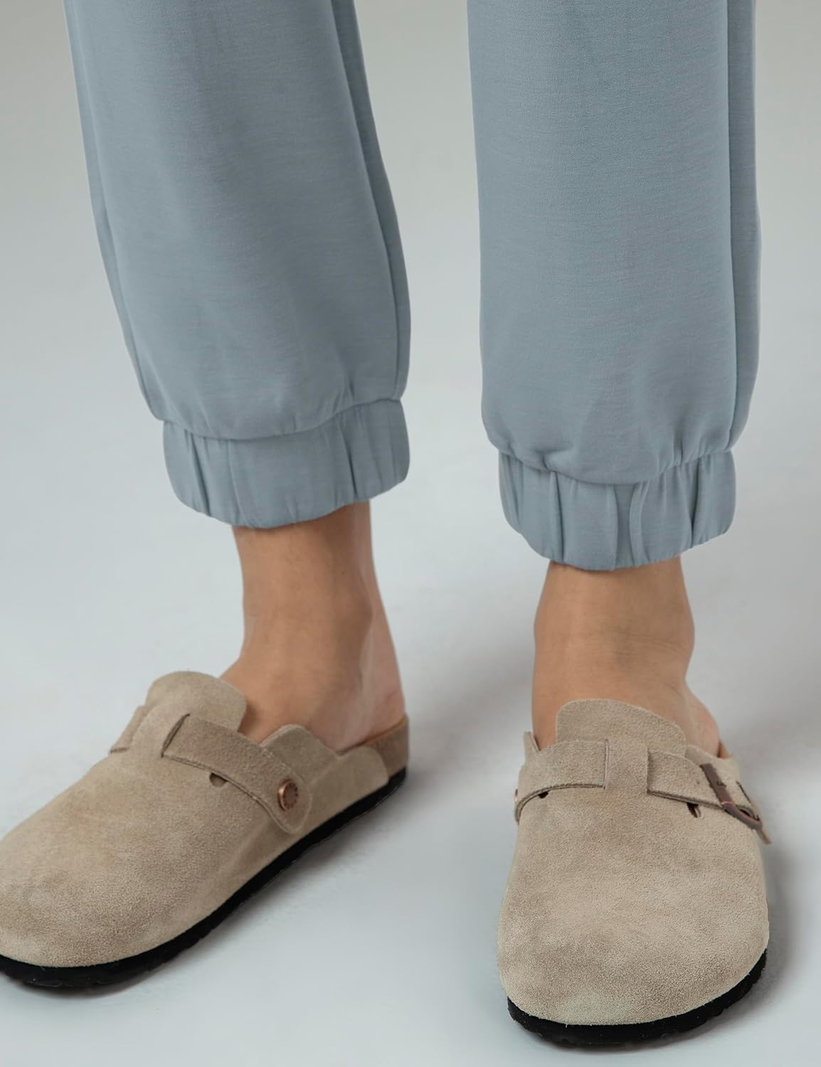 image:imageColorfulkoala Womens High Waisted Ultra Soft Velvra Modal Joggers Running Sweatpants Casual Lounge Pants with PocketsFaded Denim