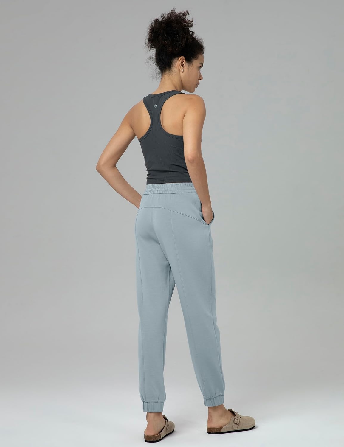 image:imageColorfulkoala Womens High Waisted Ultra Soft Velvra Modal Joggers Running Sweatpants Casual Lounge Pants with PocketsFaded Denim