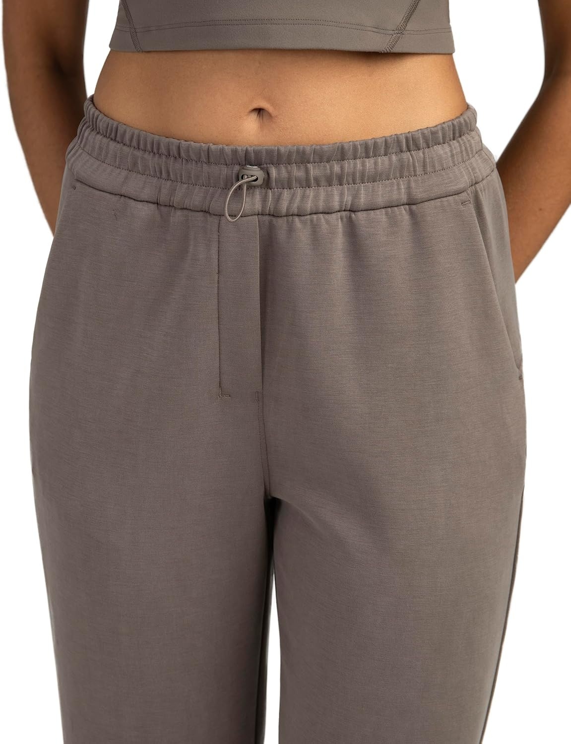 image:imageColorfulkoala Womens High Waisted Ultra Soft Velvra Modal Joggers Running Sweatpants Casual Lounge Pants with PocketsMajor Brown