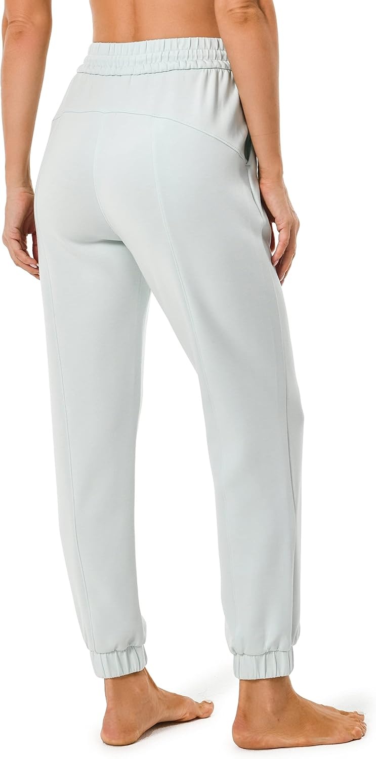 image:imageColorfulkoala Womens High Waisted Ultra Soft Velvra Modal Joggers Running Sweatpants Casual Lounge Pants with PocketsMint Green
