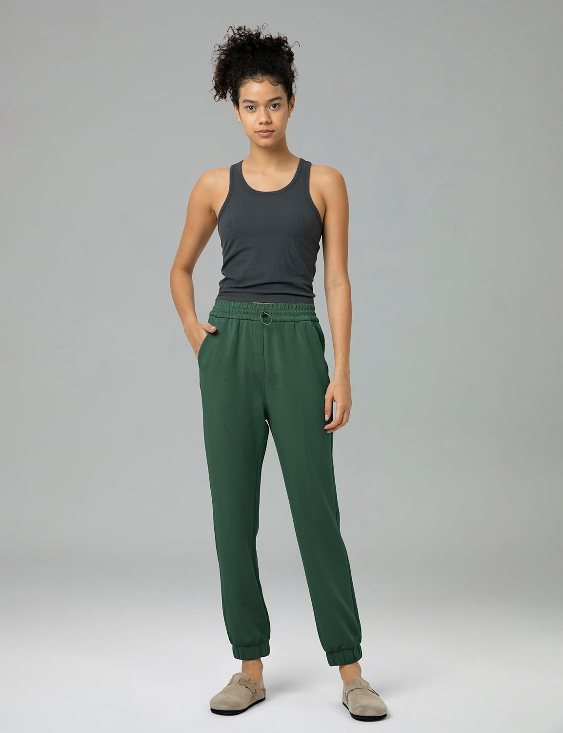 image:imageColorfulkoala Womens High Waisted Ultra Soft Velvra Modal Joggers Running Sweatpants Casual Lounge Pants with PocketsPine Grove