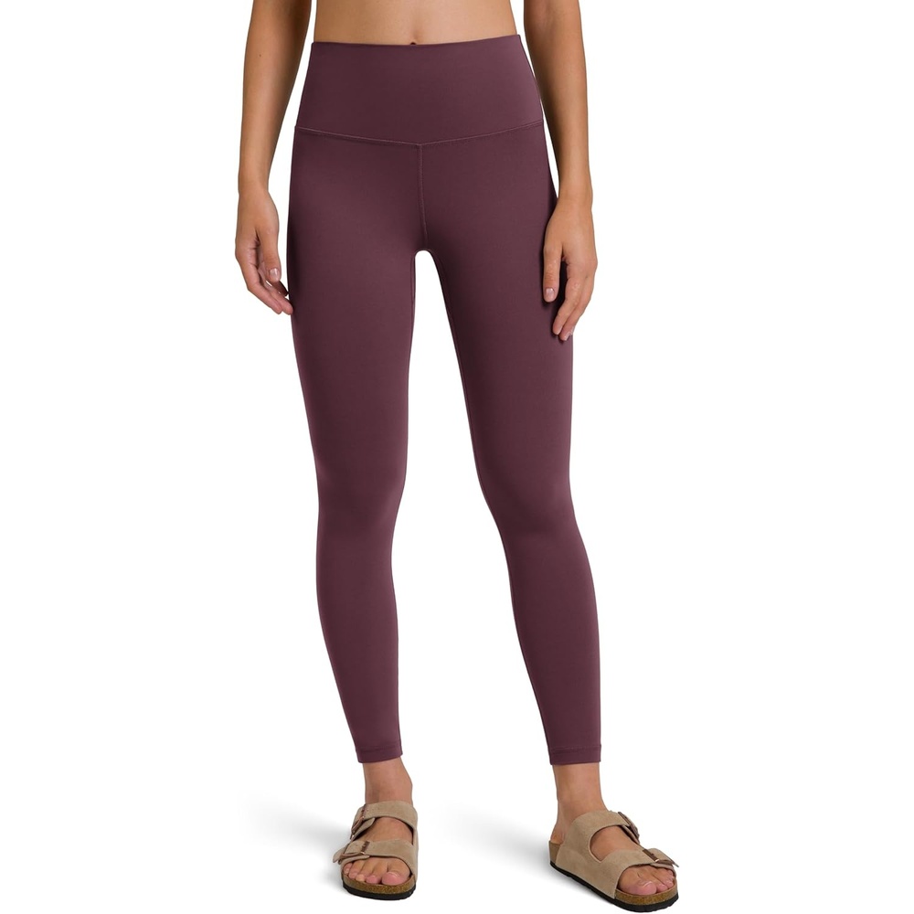 image:imageColorfulkoala Womens Dreamlux High Waisted Workout Leggings 25 28 Inseam Yoga PantsPlum Red