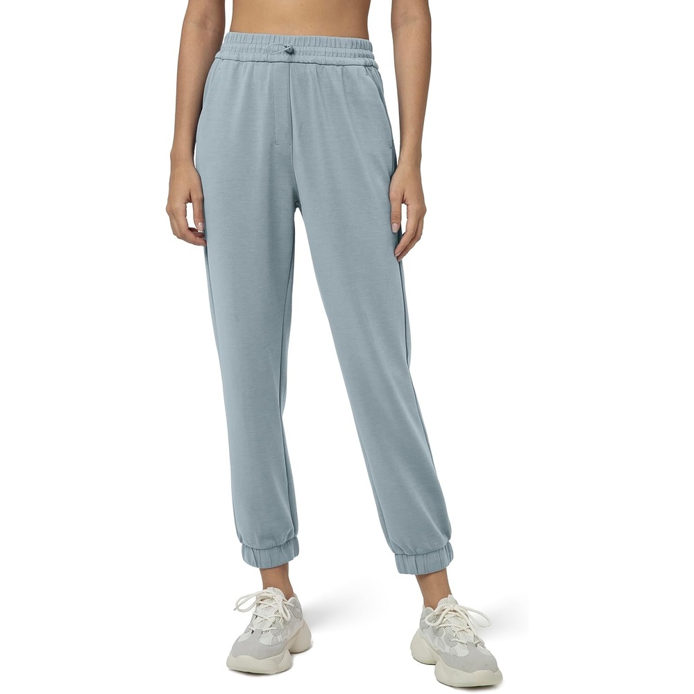 image:imageColorfulkoala Womens High Waisted Ultra Soft Velvra Modal Joggers Running Sweatpants Casual Lounge Pants with PocketsFaded Denim