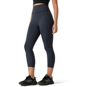image:imageColorfulkoala Dreamlux No Front Seam Capri Leggings with Pockets for Women  High Waisted 21 Buttery Soft Yoga PantsBlue Ink