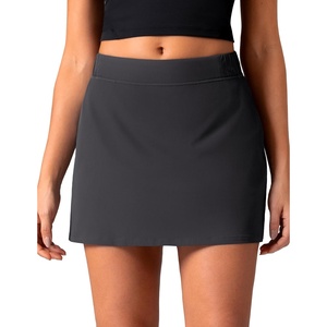 image:imageColorfulkoala Skirts for Women High Waisted A Line Tennis Golf Athletic Casual Mini Skorts with Pockets and Builtin ShortsDark Carbon