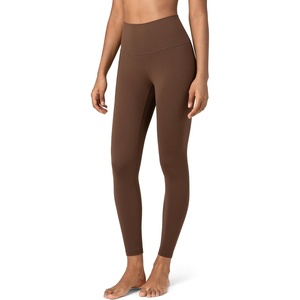 image:imageColorfulkoala Womens Dreamlux High Waisted Workout Leggings 25  28 Inseam Yoga PantsCocoa