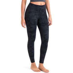 image:imageColorfulkoala Womens Dreamlux High Waisted Workout Leggings 25  28 Inseam Yoga PantsGrey Camouflage