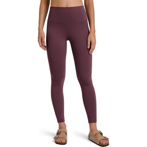 image:imageColorfulkoala Womens Dreamlux High Waisted Workout Leggings 25  28 Inseam Yoga PantsPlum Red