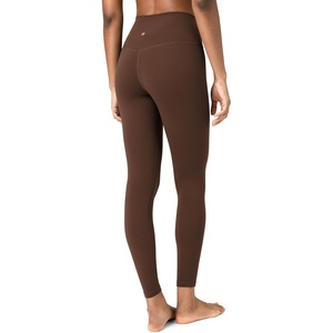 image:imageColorfulkoala Womens Dreamlux High Waisted Workout Leggings 25  28 Inseam Yoga PantsRoasted Chestnut