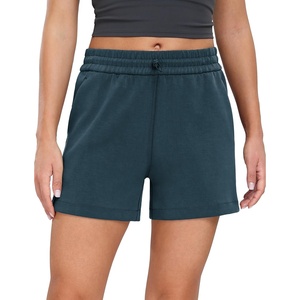 image:imageColorfulkoala Womens High Waisted Ultra Soft Athletic Modal Shorts Casual Summer Lounge Pants with PocketsDark Jasper