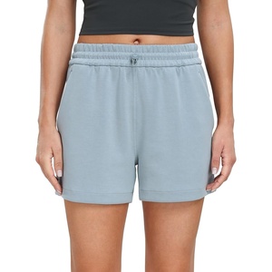 image:imageColorfulkoala Womens High Waisted Ultra Soft Athletic Modal Shorts Casual Summer Lounge Pants with PocketsFaded Denim
