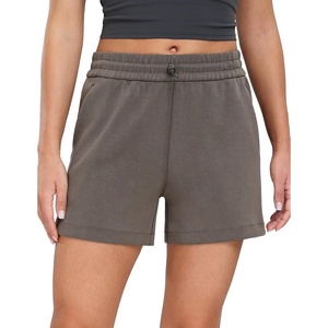 image:imageColorfulkoala Womens High Waisted Ultra Soft Athletic Modal Shorts Casual Summer Lounge Pants with PocketsMajor Brown