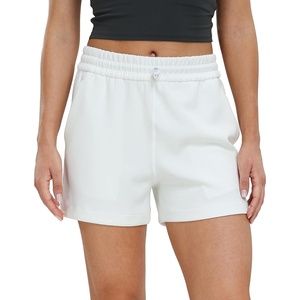 image:imageColorfulkoala Womens High Waisted Ultra Soft Athletic Modal Shorts Casual Summer Lounge Pants with PocketsWhite
