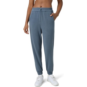 image:imageColorfulkoala Womens High Waisted Ultra Soft Velvra Modal Joggers Running Sweatpants Casual Lounge Pants with PocketsDark Jasper