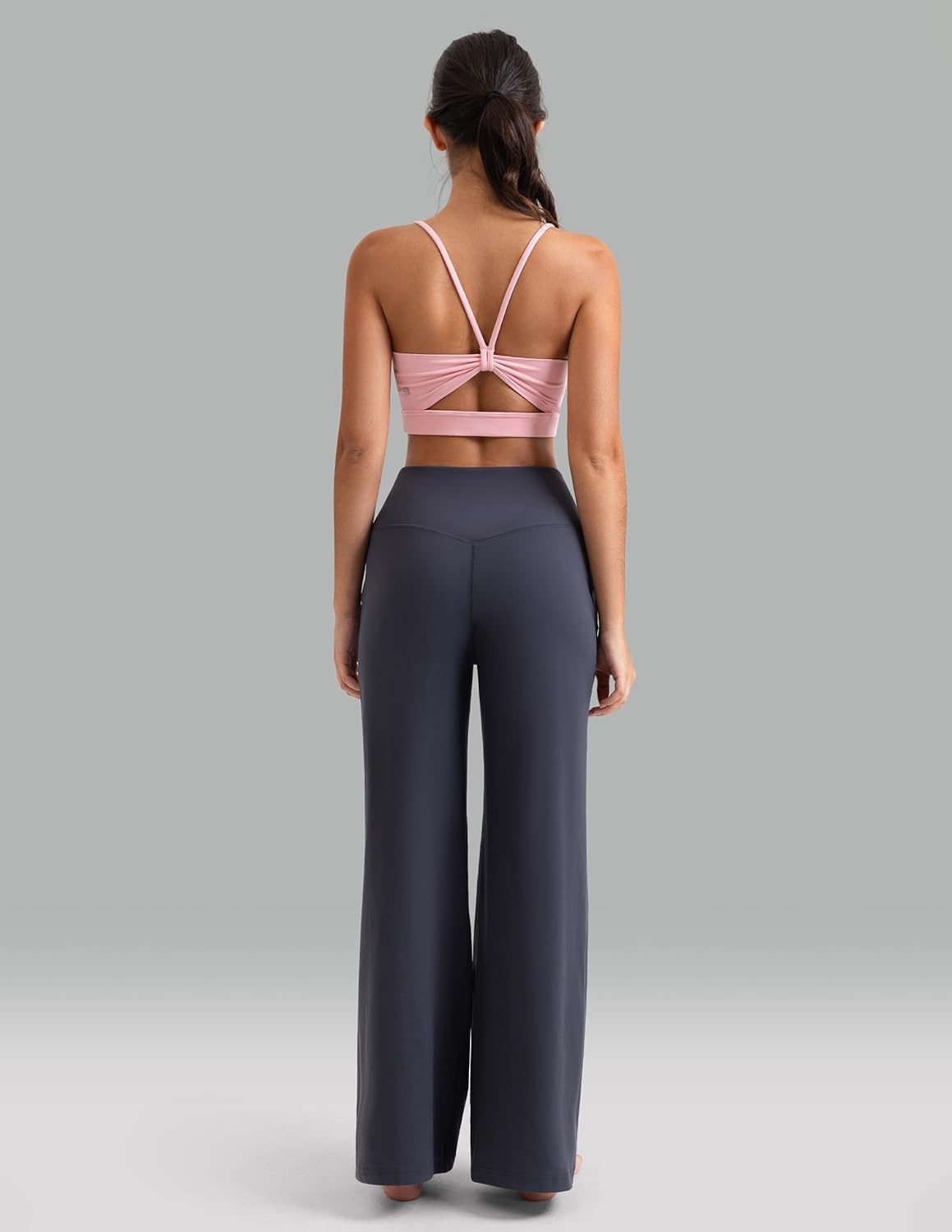 image:imageColorfulkoala Dreamlux Womens HighWaisted Wide Leg Yoga Pants Ultra Soft Casual Lounging Leggings 275295325 InseamBlue Ink