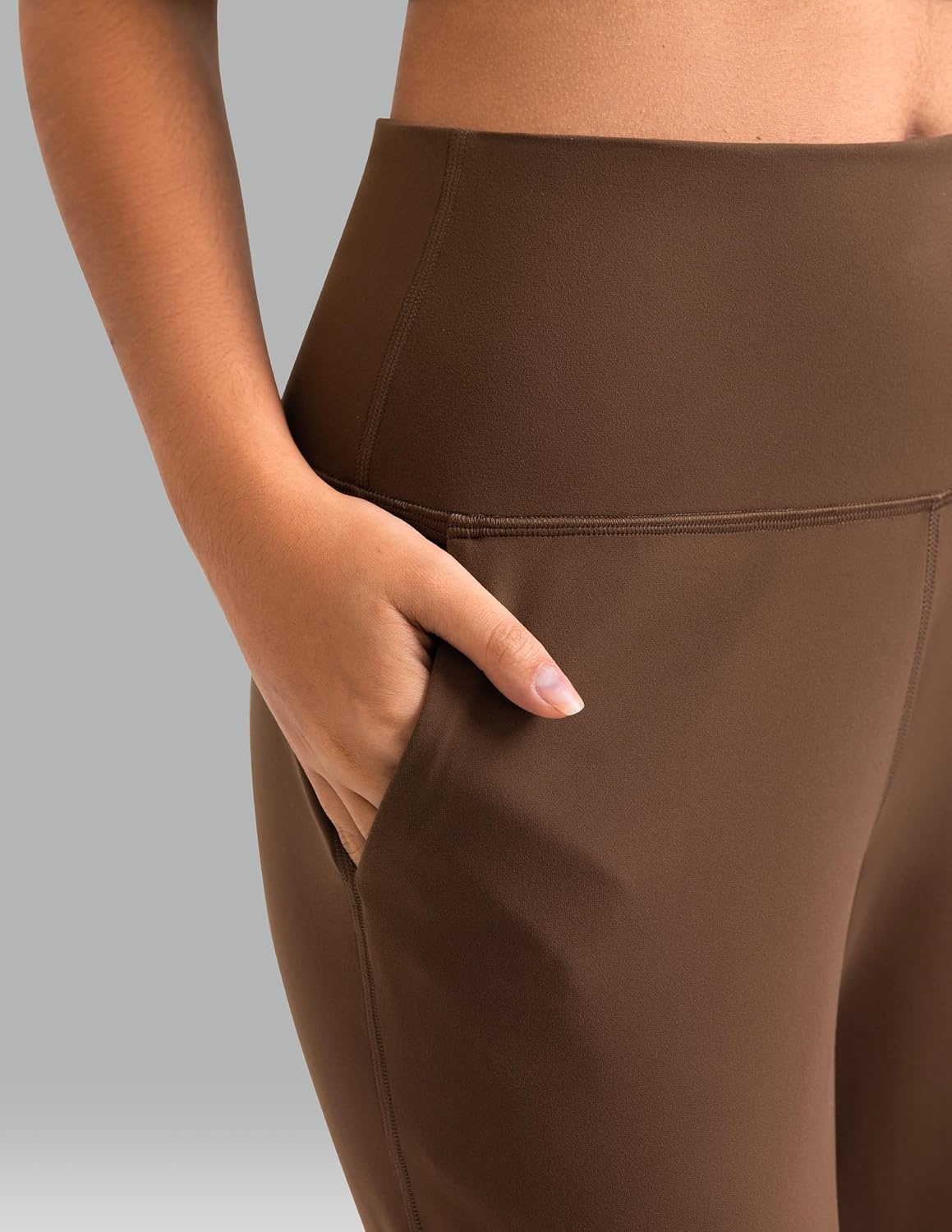 image:imageColorfulkoala Dreamlux Womens HighWaisted Wide Leg Yoga Pants Ultra Soft Casual Lounging Leggings 275295325 InseamCocoa