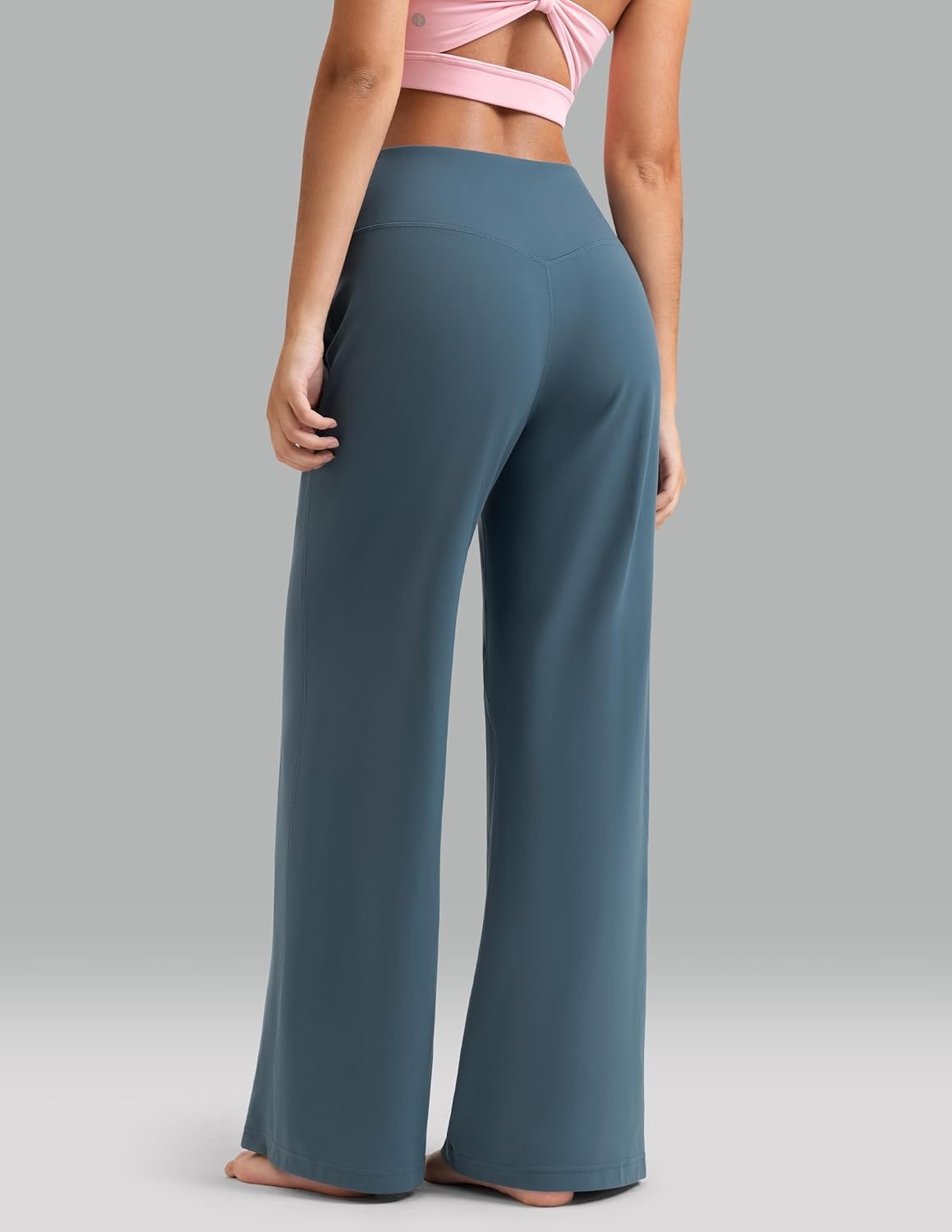 image:imageColorfulkoala Dreamlux Womens HighWaisted Wide Leg Yoga Pants Ultra Soft Casual Lounging Leggings 275295325 InseamDark Jasper