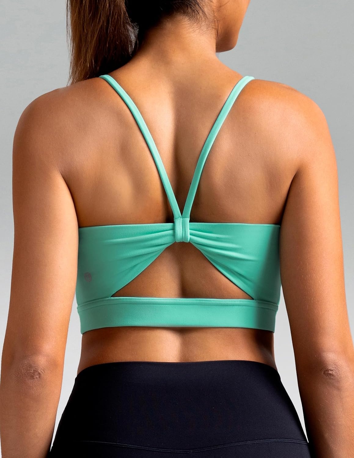 image:imageColorfulkoala Womens Dreamlux Bowknot Strappy Sports Bras Light Impact Workout Yoga TopsCockatoo