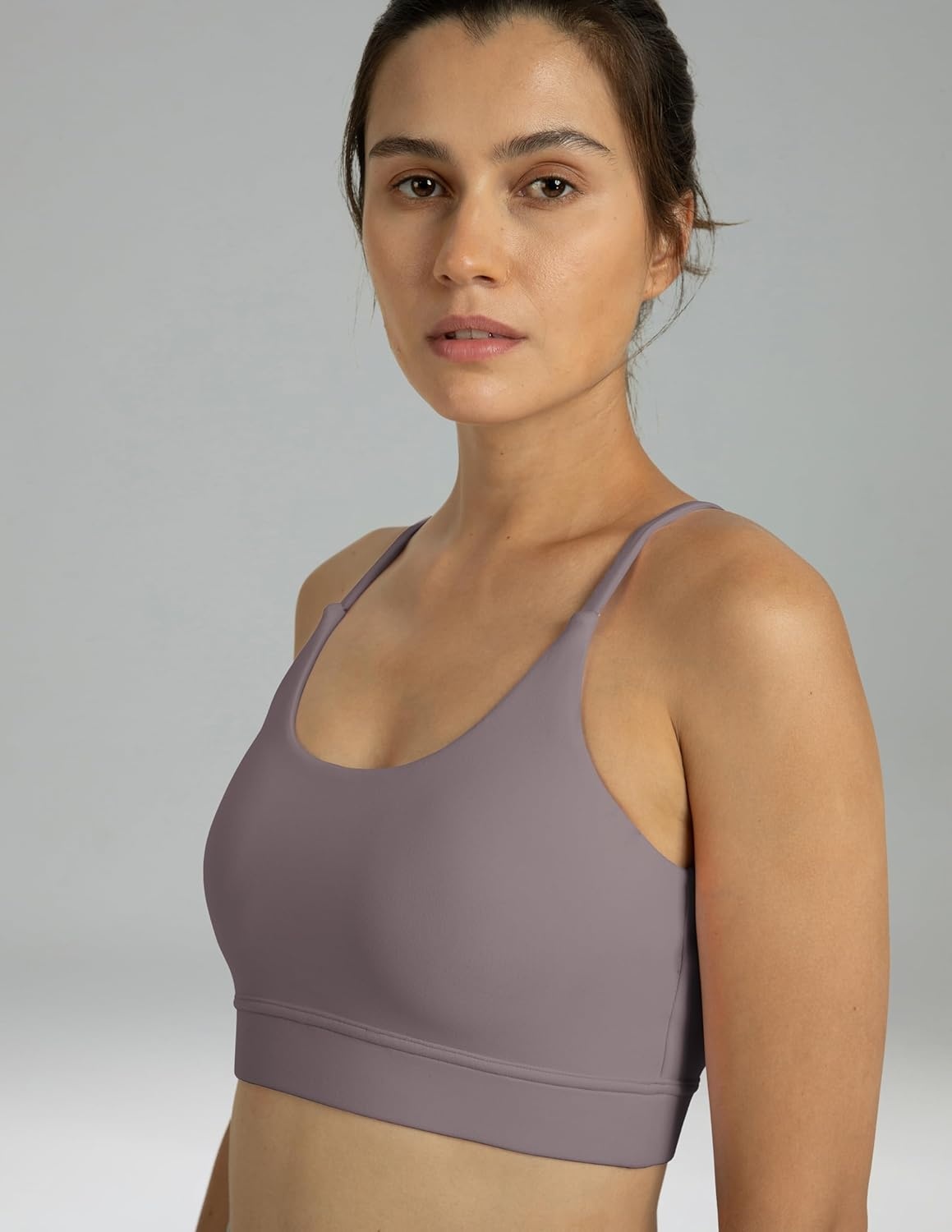 image:imageColorfulkoala Womens Dreamlux Bowknot Strappy Sports Bras Light Impact Workout Yoga TopsNirvana