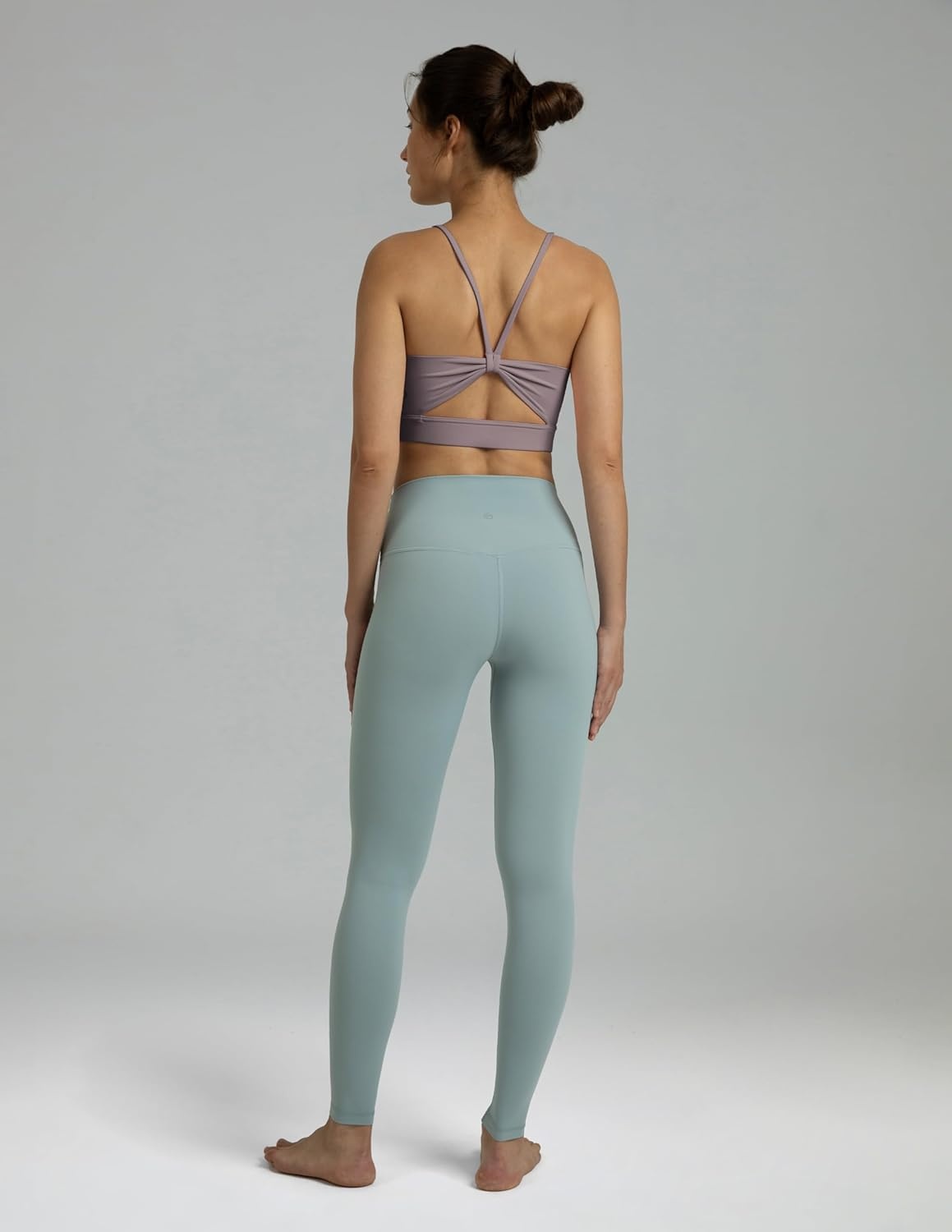 image:imageColorfulkoala Womens Dreamlux Bowknot Strappy Sports Bras Light Impact Workout Yoga TopsNirvana