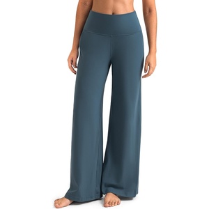 image:imageColorfulkoala Dreamlux Womens HighWaisted Wide Leg Yoga Pants  Ultra Soft Casual Lounging Leggings 275295325 InseamDark Jasper