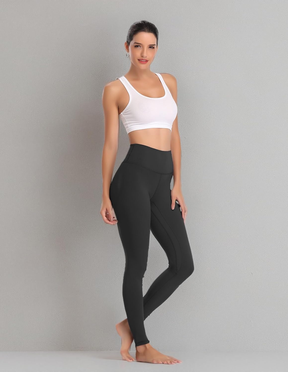 image:imageColorfulkoala Womens Buttery Soft High Waisted Yoga Pants FullLength LeggingsBlack