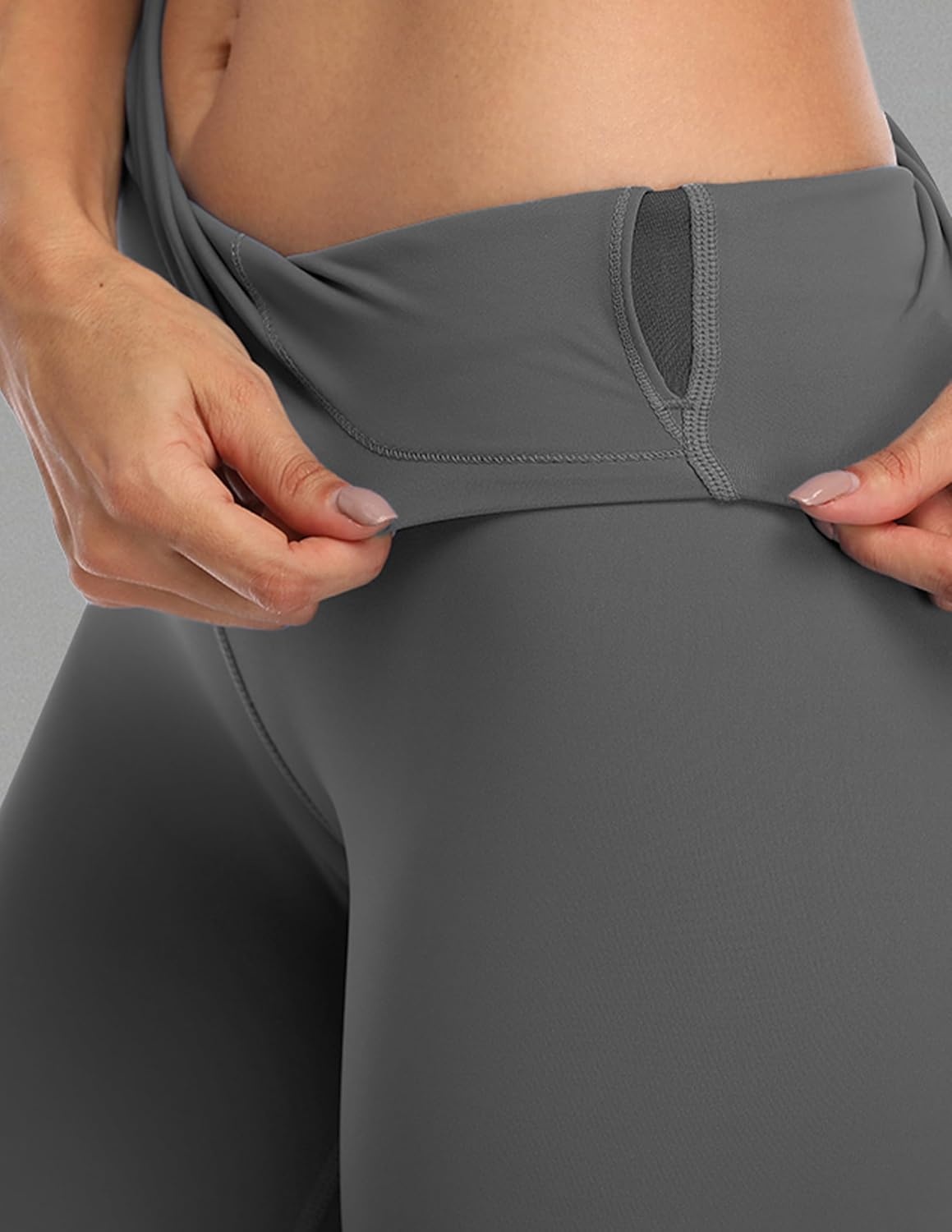 image:imageColorfulkoala Womens Buttery Soft High Waisted Yoga Pants FullLength LeggingsCharcoal Grey