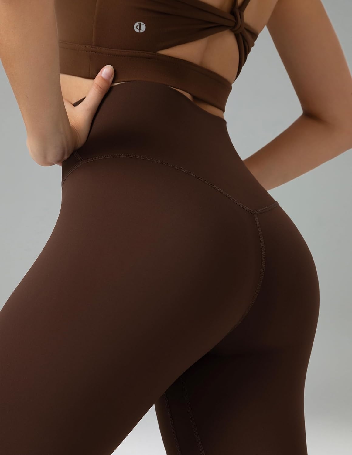 image:imageColorfulkoala Womens Buttery Soft High Waisted Yoga Pants FullLength LeggingsChestnut