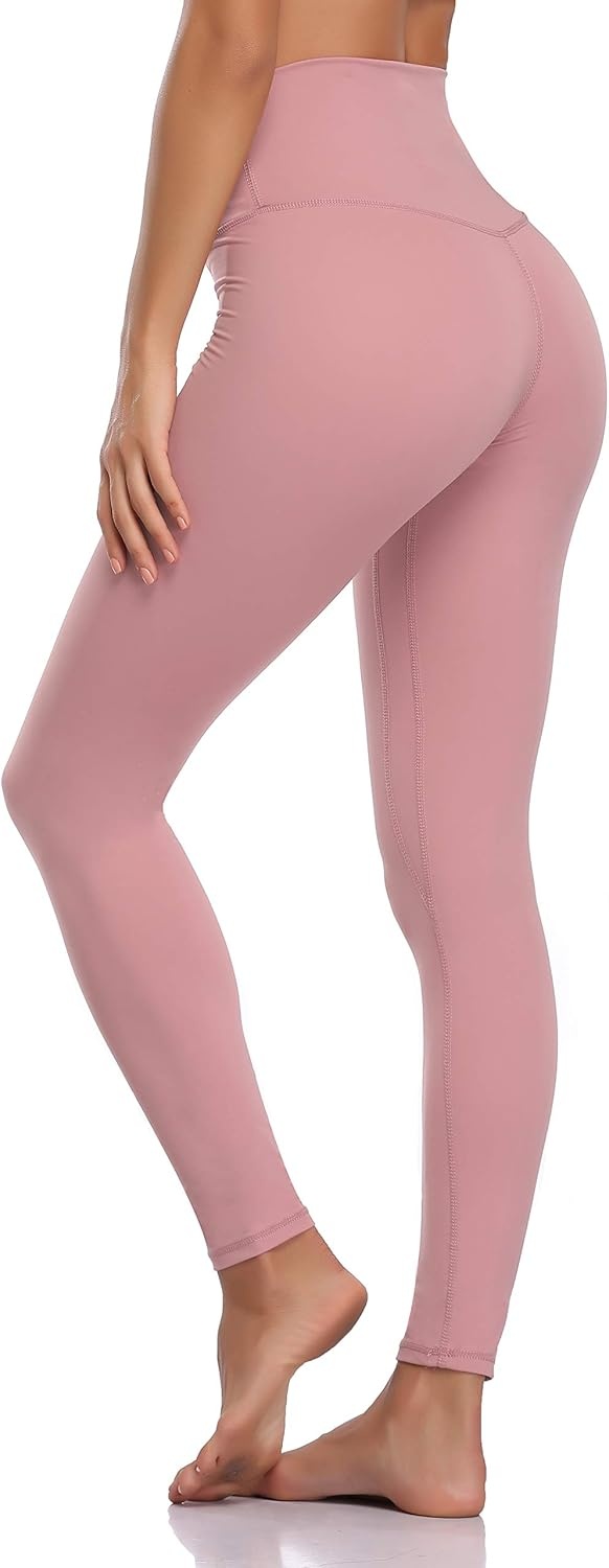 image:imageColorfulkoala Womens Buttery Soft High Waisted Yoga Pants FullLength LeggingsMauve Pink