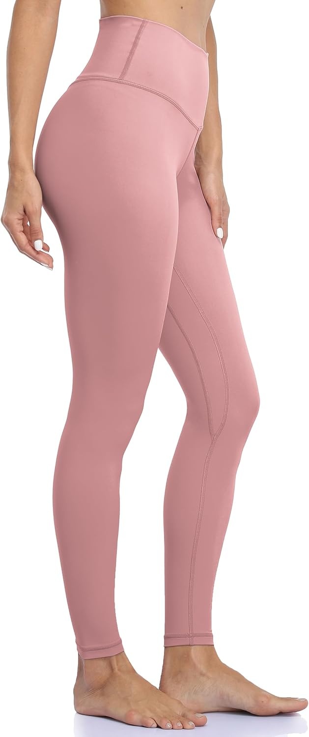 image:imageColorfulkoala Womens Buttery Soft High Waisted Yoga Pants FullLength LeggingsMauve Pink