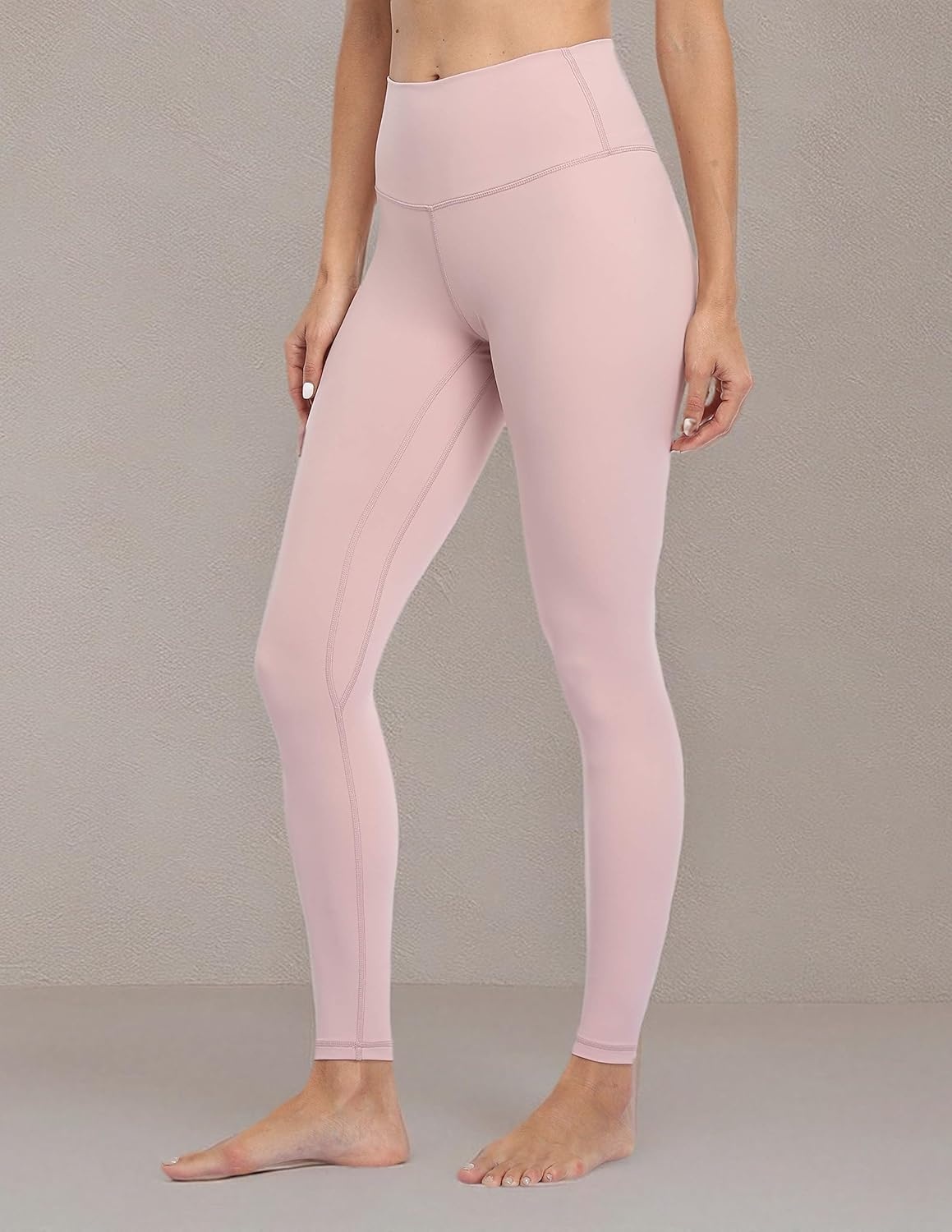 image:imageColorfulkoala Womens Buttery Soft High Waisted Yoga Pants FullLength LeggingsPink Suede