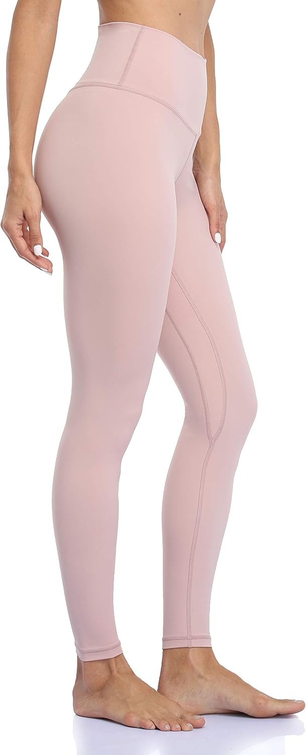 image:imageColorfulkoala Womens Buttery Soft High Waisted Yoga Pants FullLength LeggingsPink Suede