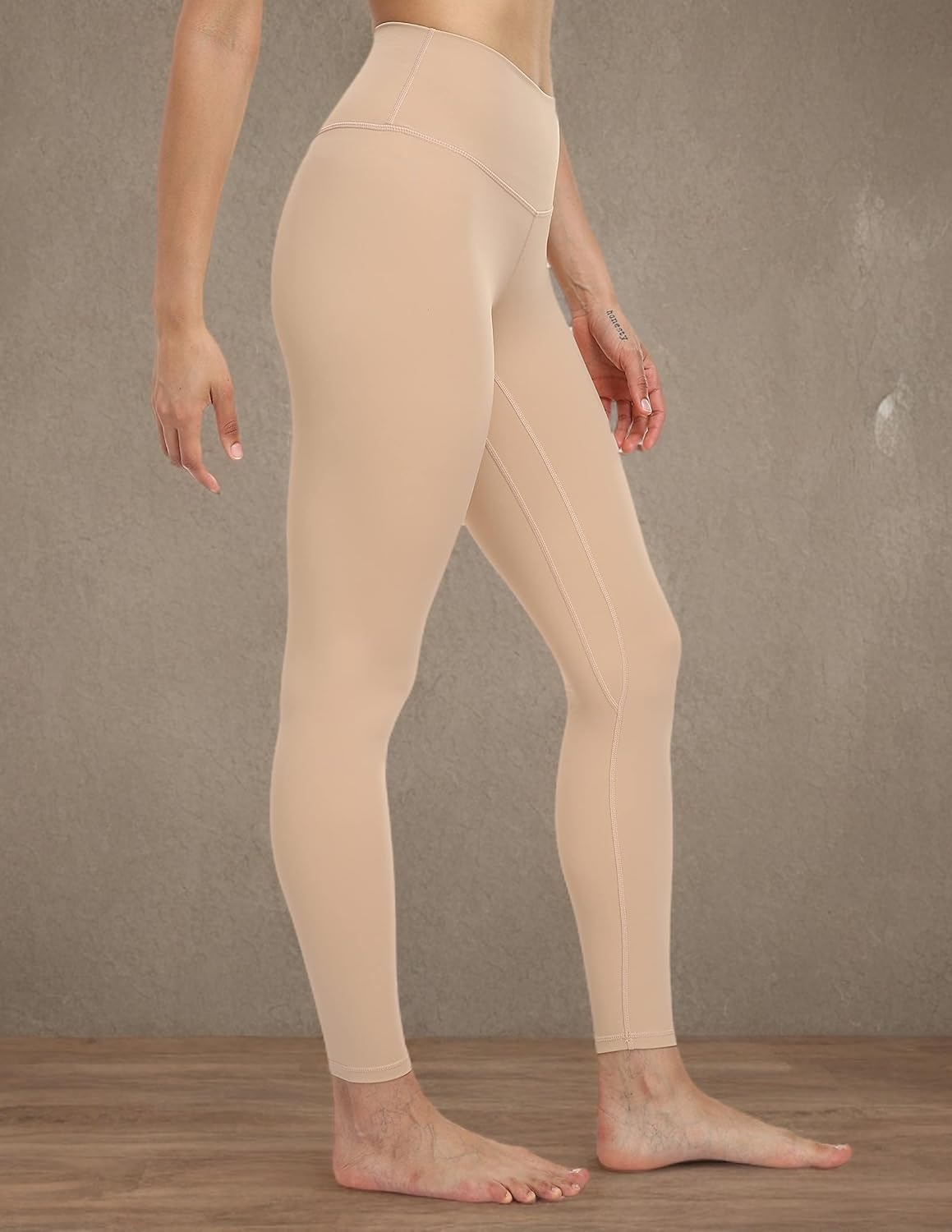 image:imageColorfulkoala Womens Buttery Soft High Waisted Yoga Pants FullLength LeggingsSand