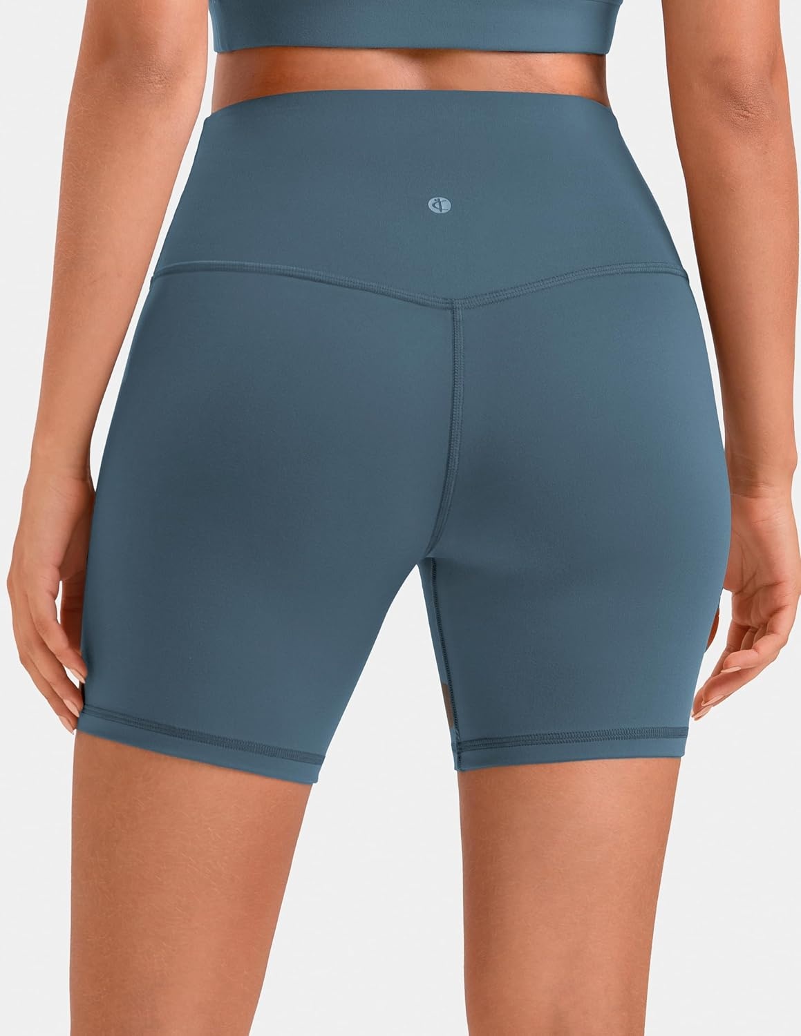 image:imageColorfulkoala Womens Dreamlux High Waisted Yoga Shorts 6 Inseam Workout TightsDark Jasper
