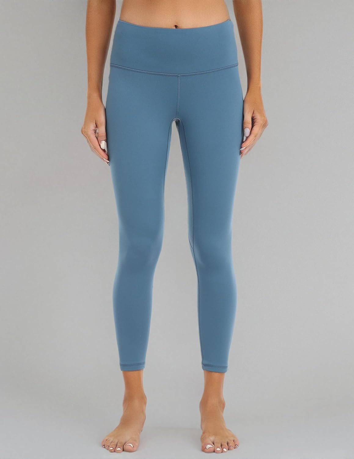 image:imageColorfulkoala Womens High Waisted Yoga Capris 21 Inseam Leggings with PocketsMidnight Blue