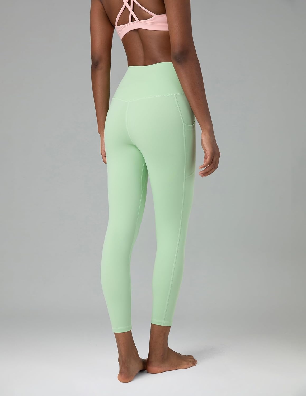 image:imageColorfulkoala Womens High Waisted Yoga Capris 21 Inseam Leggings with PocketsMint Green