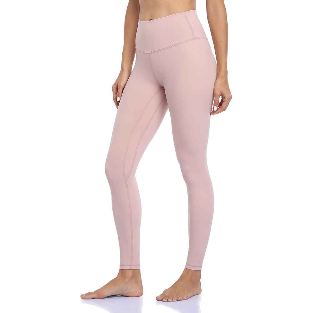 image:imageColorfulkoala Womens Buttery Soft High Waisted Yoga Pants FullLength LeggingsPink Suede
