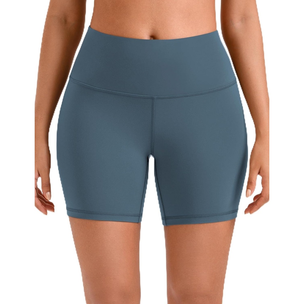 image:imageColorfulkoala Womens Dreamlux High Waisted Yoga Shorts 6 Inseam Workout TightsDark Jasper